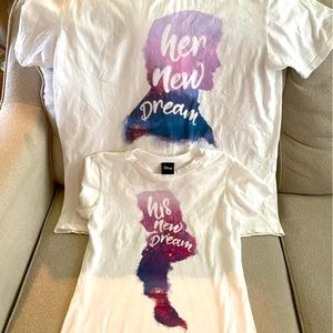 His & Her Disney’s Tangled Silhouette Tees from Hot Topic